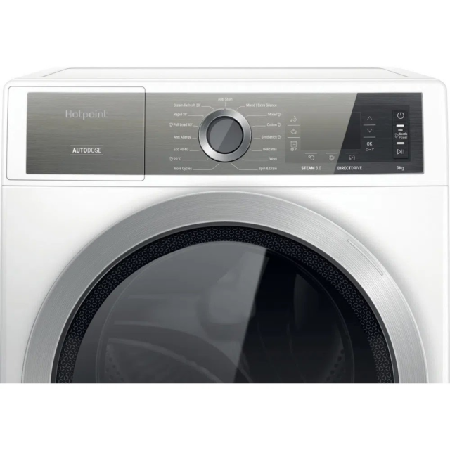 Hotpoint H8W946WBUK 9kg 1400 Spin Washing Machine - White