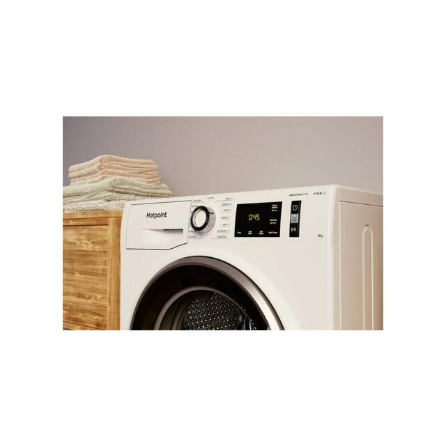 Hotpoint NM11945WSAUKN 9Kg 1400 Spin Washing Machine - White