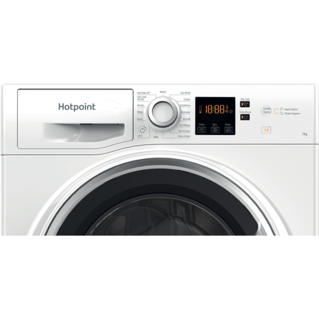 Hotpoint NSWE743UWSUKN 7kg 1400 Spin Washing Machine - White