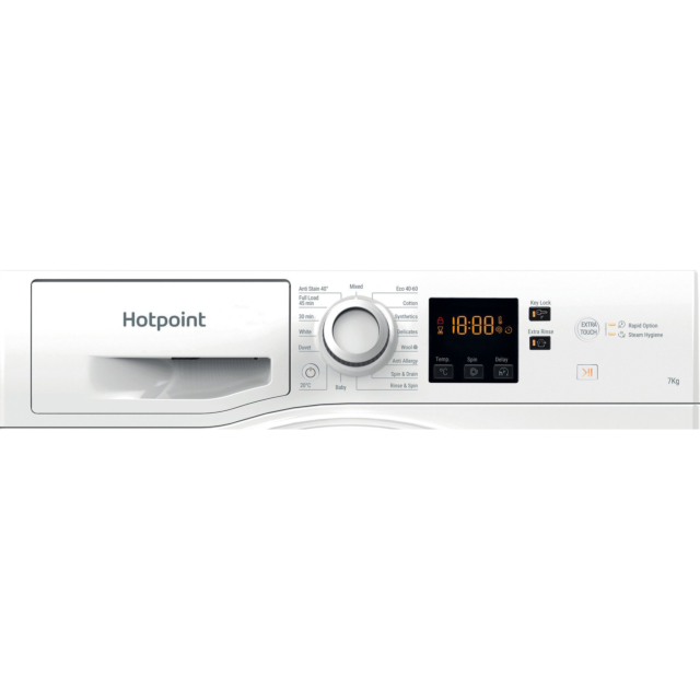 Hotpoint NSWE743UWSUKN 7kg 1400 Spin Washing Machine - White