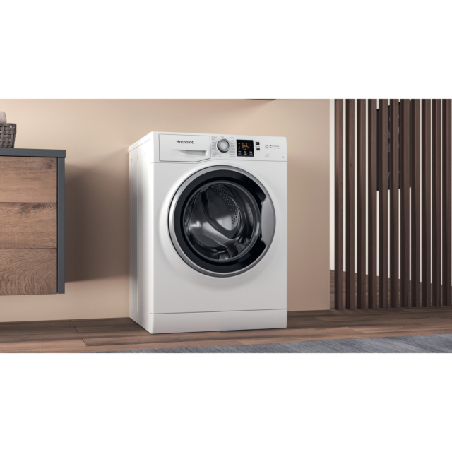 Hotpoint NSWE743UWSUKN 7kg 1400 Spin Washing Machine - White