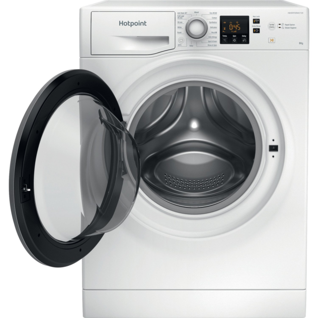 Hotpoint NSWE845CWSUKN 8kg 1400 Spin Washing Machine - White
