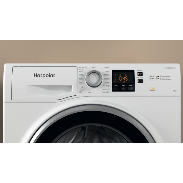 Hotpoint NSWE965CWSUKN 9kg 1600 Spin Washing Machine - White