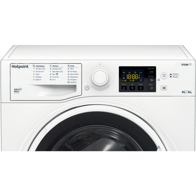 Hotpoint RDGE9643WUKN 9kg/6kg 1400 Spin Washer Dryer - White