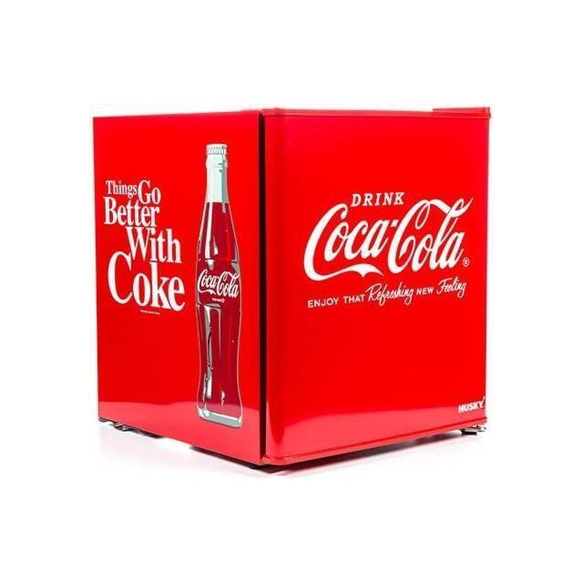 HUSKY HU0196 42.9L Coca Cola Mini Fridge
