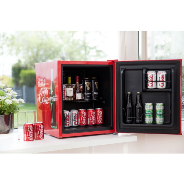 HUSKY HU0196 42.9L Coca Cola Mini Fridge