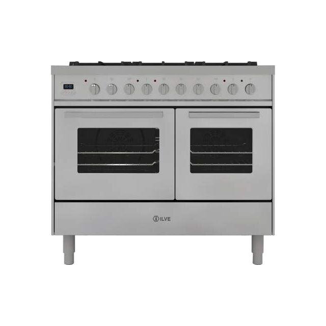 Ilve LD10CWMP/SS Stainless Steel Torino 100Cm Twin 5 Burner Range Df