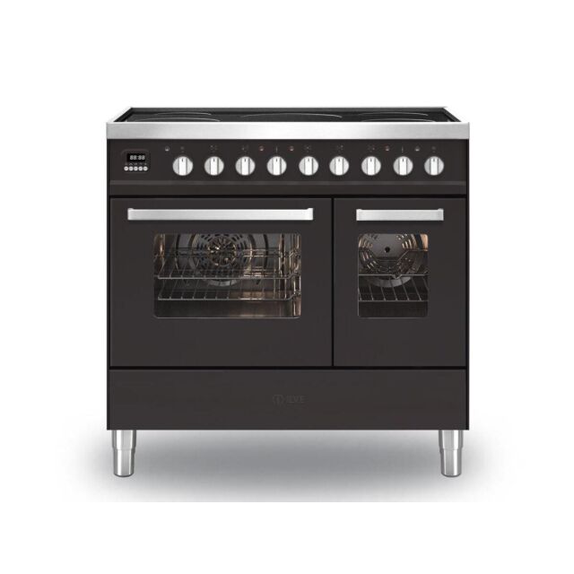 Ilve LDBI09WMP/MG Matt Graphite Torino 90 Twin Induction