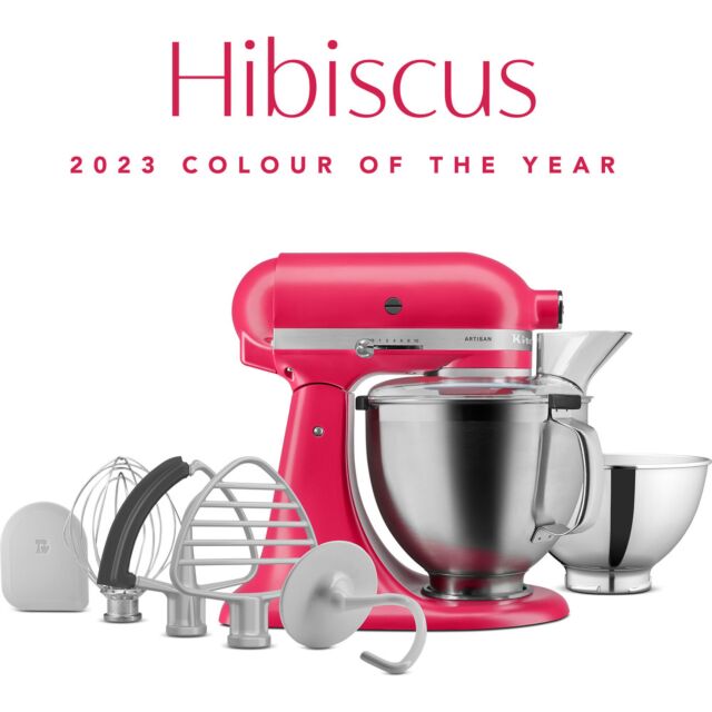 Kitchen Aid 5KSM195PSBHI Hibiscus Artisan Tilt-Head Mixer