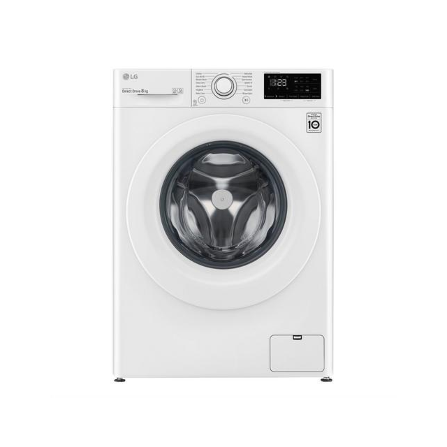 LG F4V308WNW  8Kg 1400 Spin Washing Machine - White