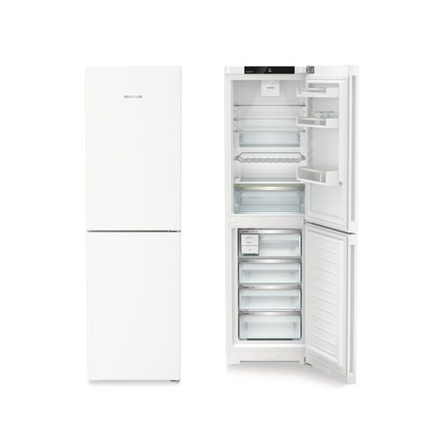 Liebherr CNC5724 White No Frost Fridge Freezer, 50/50 - 201.5 / 59.7 / 67.5 Cm