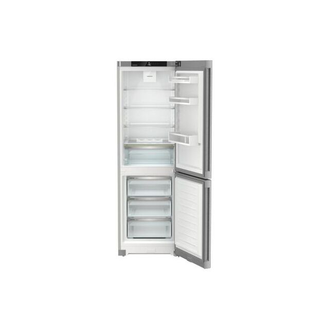 Liebherr CNSDC5203 Frost Free Fridge Freezer with EasyFresh 330l - Silver Steel