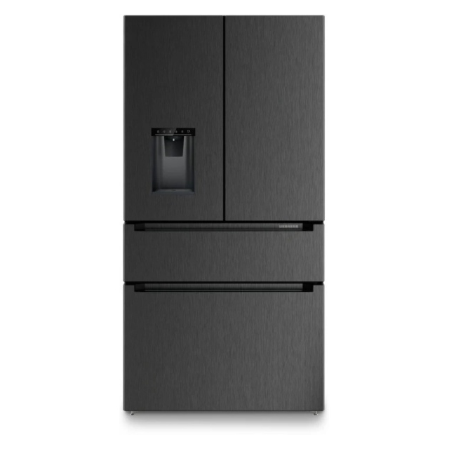 Liebherr MBBSDI 9528 Black Stainless-Steel Plus Biofresh Nofrost French Door Fridge-Freezer With 2 F