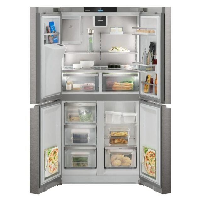 Liebherr MBSDDI 9058 Stainless Steel Prime Biofresh Nofrost 4-Door French Door Fridge-Freezer With W