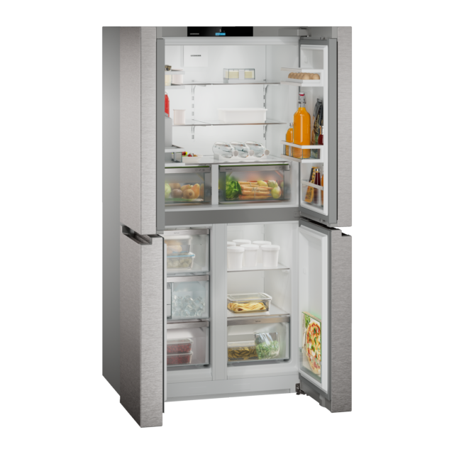 Liebherr MSDD 9012 Stainless Steel Freestanding 4-Door French Door Fridge-Freezer With Easytwist-Ice