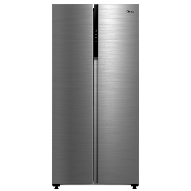 Midea MDRS619FGF46 83.5cm Total No Frost American Style Fridge Freezer - Stainless Steel