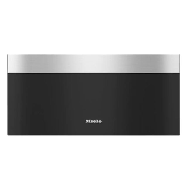 Miele ESW7020 Black Ss 29 Cm High Handleless Gourmet Warming Drawer For Preheating Crockery, Keeping
