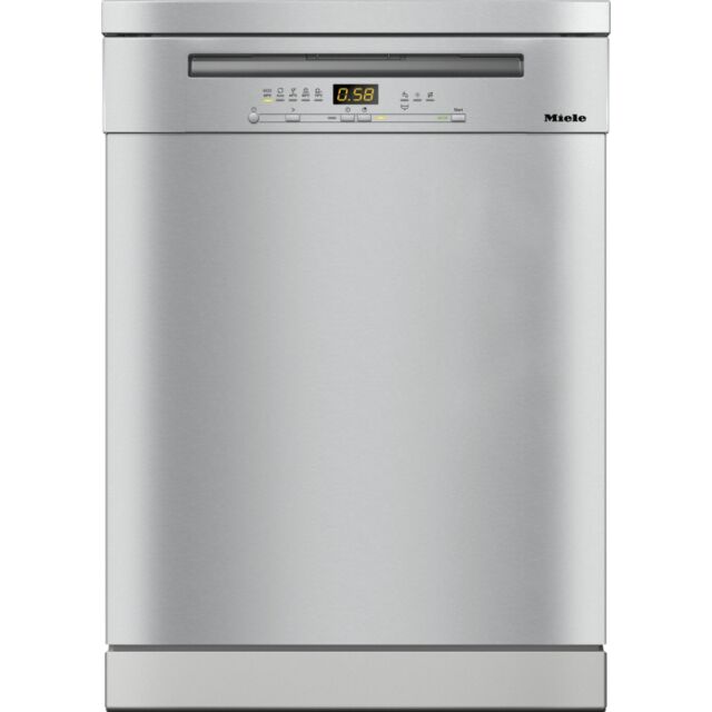 Miele G5210SC FRONT Stainless Steel Full Size Freestanding Dishwasher With Cutlery Tray