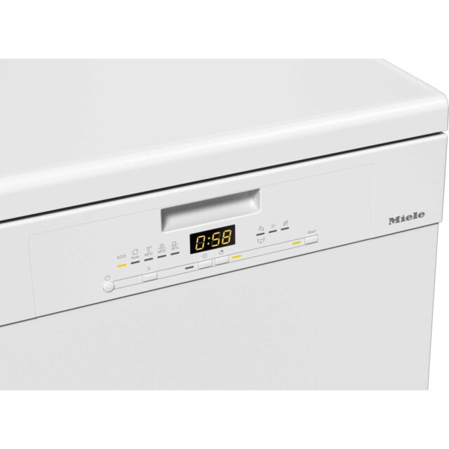 Miele G5611SC Brilliant White Freestanding Full Size 60Cm Dishwahser With Cutlery Tray - A Rated