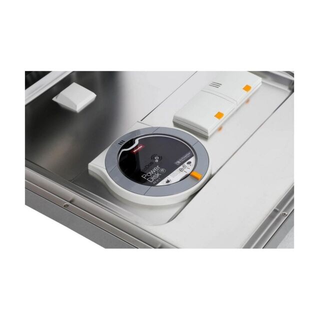 Miele G7110SC Clean Steel 60Cm Wide Freestanding Dishwasher With Autodos Cutlery Tray And Quick Powe
