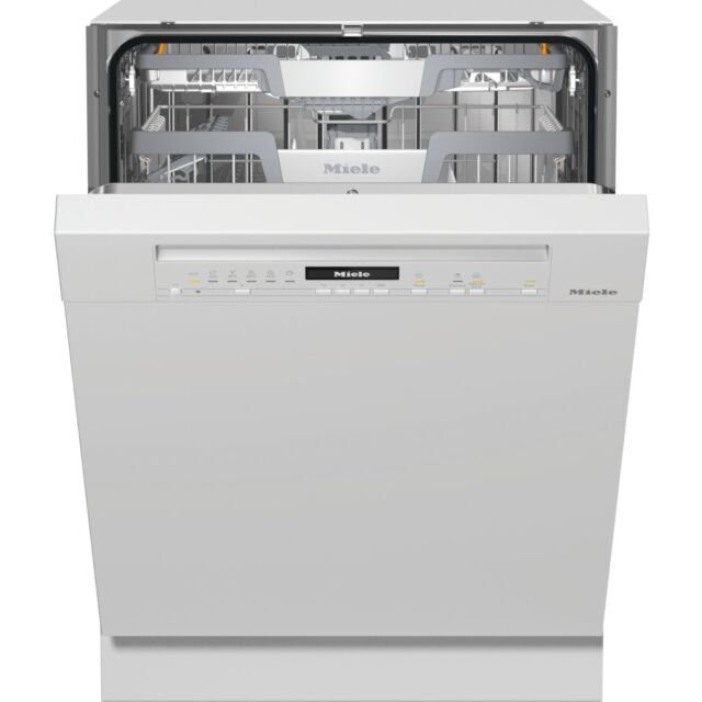 Miele G7200SCI  White Semi-Integrated Dishwasher With 3D Multiflex Tray 