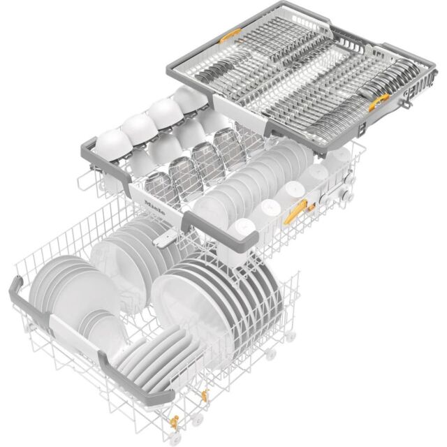 Miele G7200SCI  White Semi-Integrated Dishwasher With 3D Multiflex Tray 