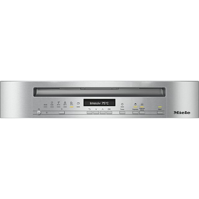 Miele G7200SCI Clean Steel 60Cm Wide Semi Integrated Dishwasher