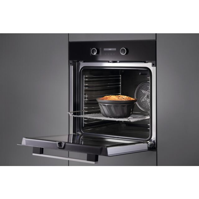 Miele H2465BP Obsidian Black Built In Single Oven With Pyro Cleaning