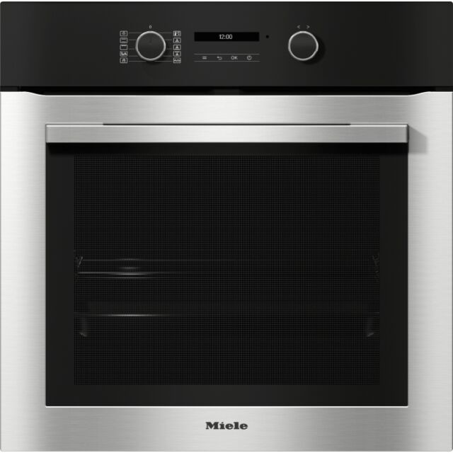 Miele H2761BP Stainless Steel Oven Stainless Steel Design With Networking, Pyrolytic Cleaning + Flex
