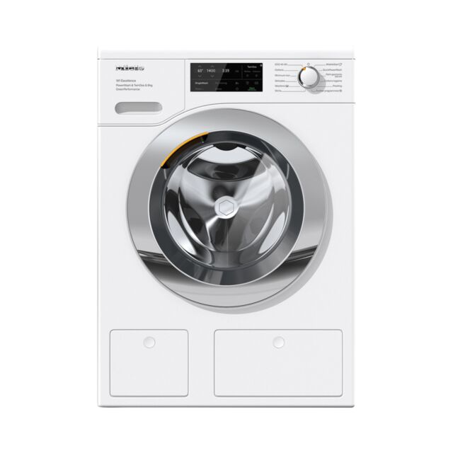 Miele WEH865WCS White / Chrome Pwash&Tdos&8Kg W1 Front-Loading Washing Machine With Twindos
