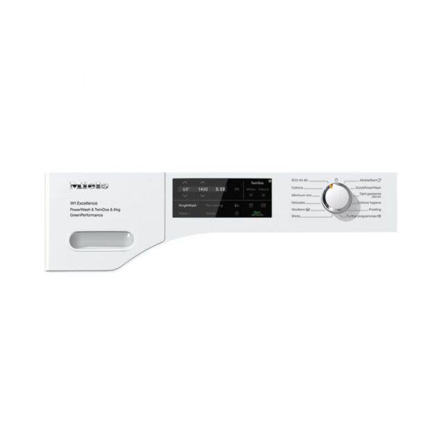 Miele WEH865WCS White / Chrome Pwash&Tdos&8Kg W1 Front-Loading Washing Machine With Twindos