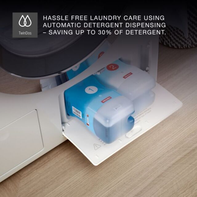 Miele WEH865WCS White / Chrome Pwash&Tdos&8Kg W1 Front-Loading Washing Machine With Twindos