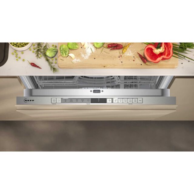 Neff S153HTX02G N 30 Fully-Integrated Dishwasher 60Cm - Cutlery Basket Polynox Base