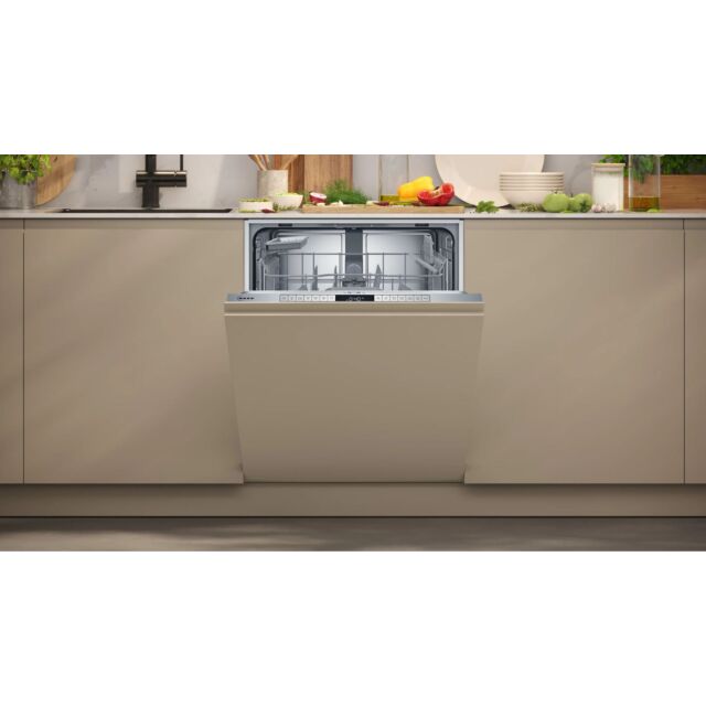Neff S175HTX06G N 50 Fully-Integrated Dishwasher With Vario Hinge And Basket