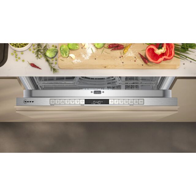 Neff S175HTX06G N 50 Fully-Integrated Dishwasher With Vario Hinge And Basket