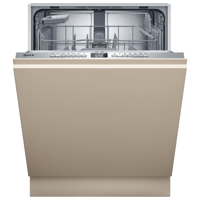 Neff S175HTX14G Sliver Fully-Integrated Dishwasher 60 Cm Variable Hinge