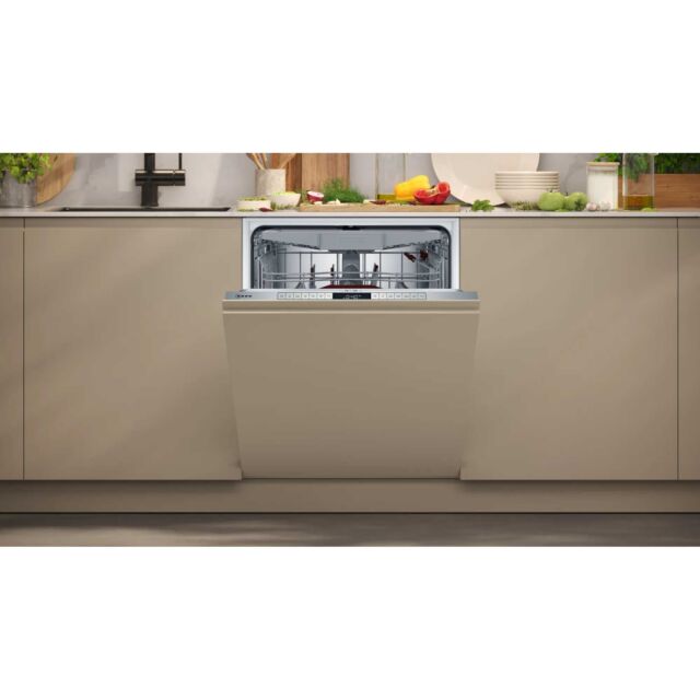 Neff S187ZCX03G Built In N 70 Fully-Integrated Dishwasher 60 Cm - With Cutlery Tray And Stainless St
