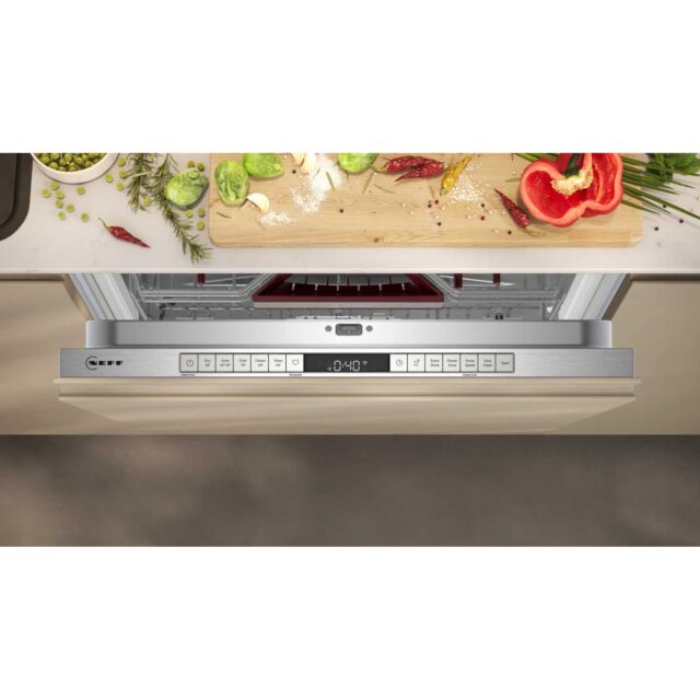 Neff S187ZCX03G Built In N 70 Fully-Integrated Dishwasher 60 Cm - With Cutlery Tray And Stainless St