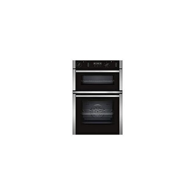 Neff U2ACM7HN0B Stainless Steel Built In Pyrolytic Double Oven