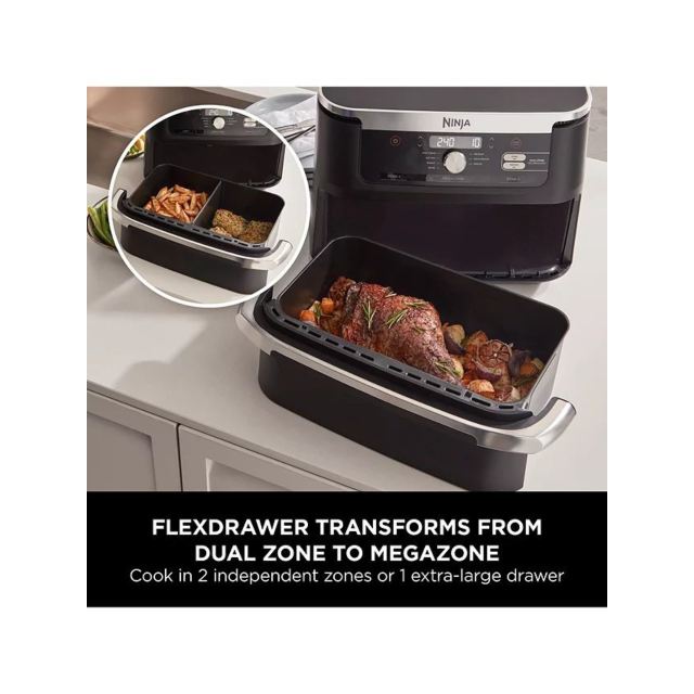 Ninja AF500UK Foodi FlexDrawer Air Fryer  - Black