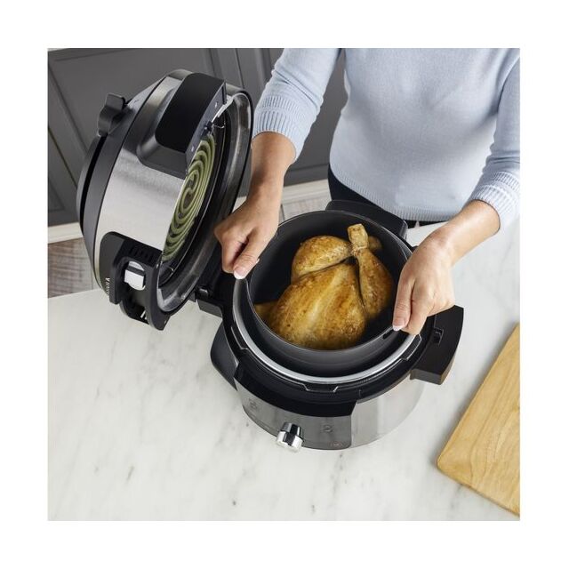 Ninja OL650UK  7 5L 14 In 1 One Lid Multi Cooker Black / Stainless Steel