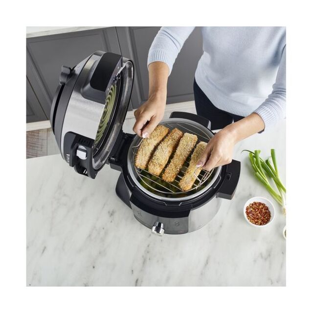 Ninja OL650UK  7 5L 14 In 1 One Lid Multi Cooker Black / Stainless Steel