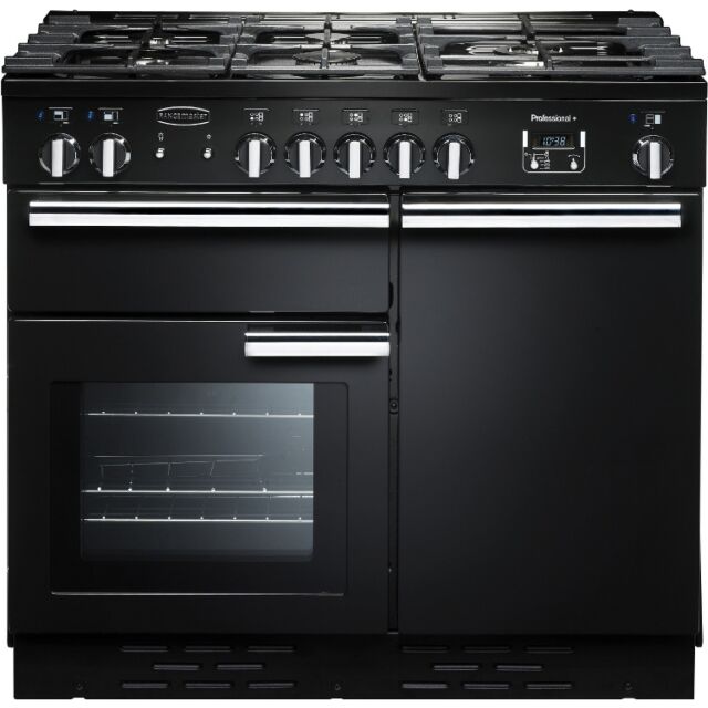 Rangemaster 92600 Black Professional Plus 100 Wide Dual Fuel 