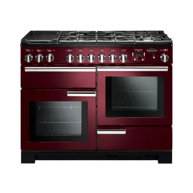 Rangemaster 97540 Cranberry Professional Deluxe 110 Dual Fuel 