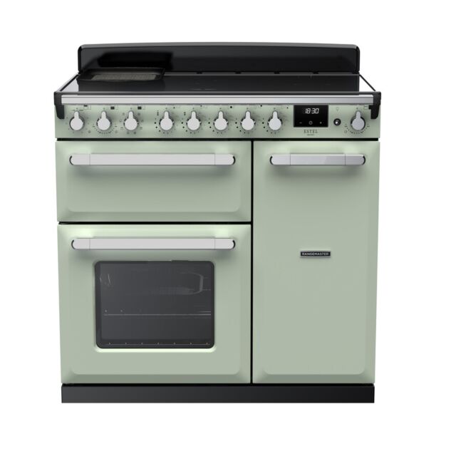 Rangemaster ESDL90EIPMNT Mint Green 15034 Estel Dlx 90 Induction Top Range Cooker