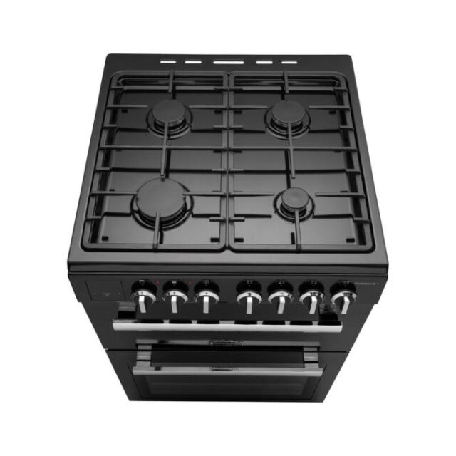 Rangemaster PROPL60DFFBL/C Black Professional+ 60Cm Cooker Dual Fuel