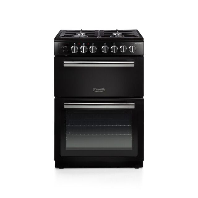 Rangemaster PROPL60DFFBL/C Black Professional+ 60Cm Cooker Dual Fuel