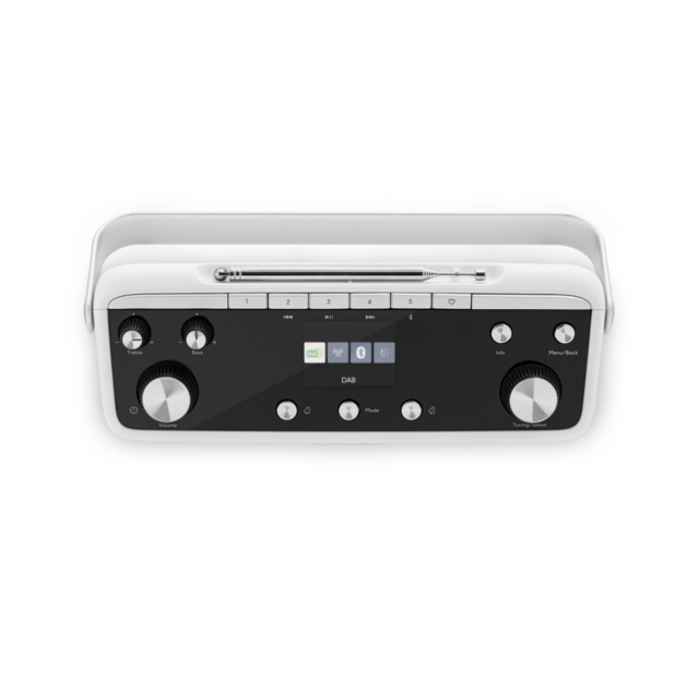 Roberts BLUTUNE7W White Dab+/Fm/Bluetooth Portable Stereo Radio