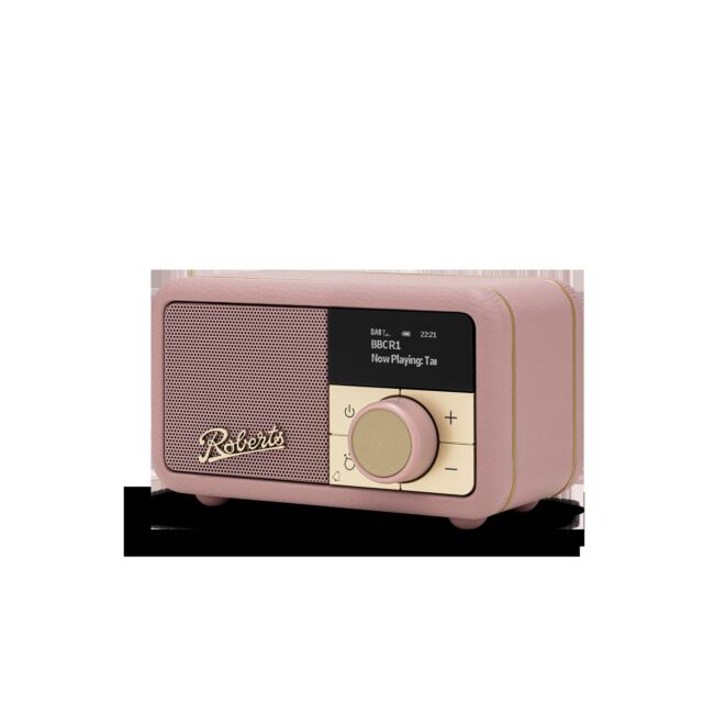 Roberts Radio REV-PETITE2DP DAB+/DAB/FM RDS Radio - Dusky Pink