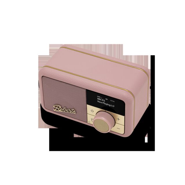 Roberts Radio REV-PETITE2DP DAB+/DAB/FM RDS Radio - Dusky Pink